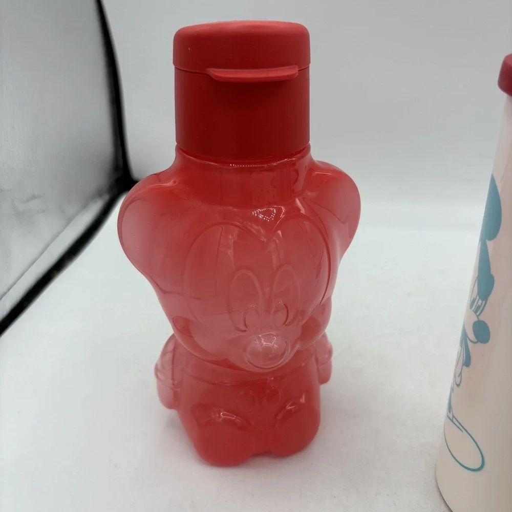 Tupperware Disney Mickey Ears Through The Years Lunch Set & 2 Mini Eco Water Bot